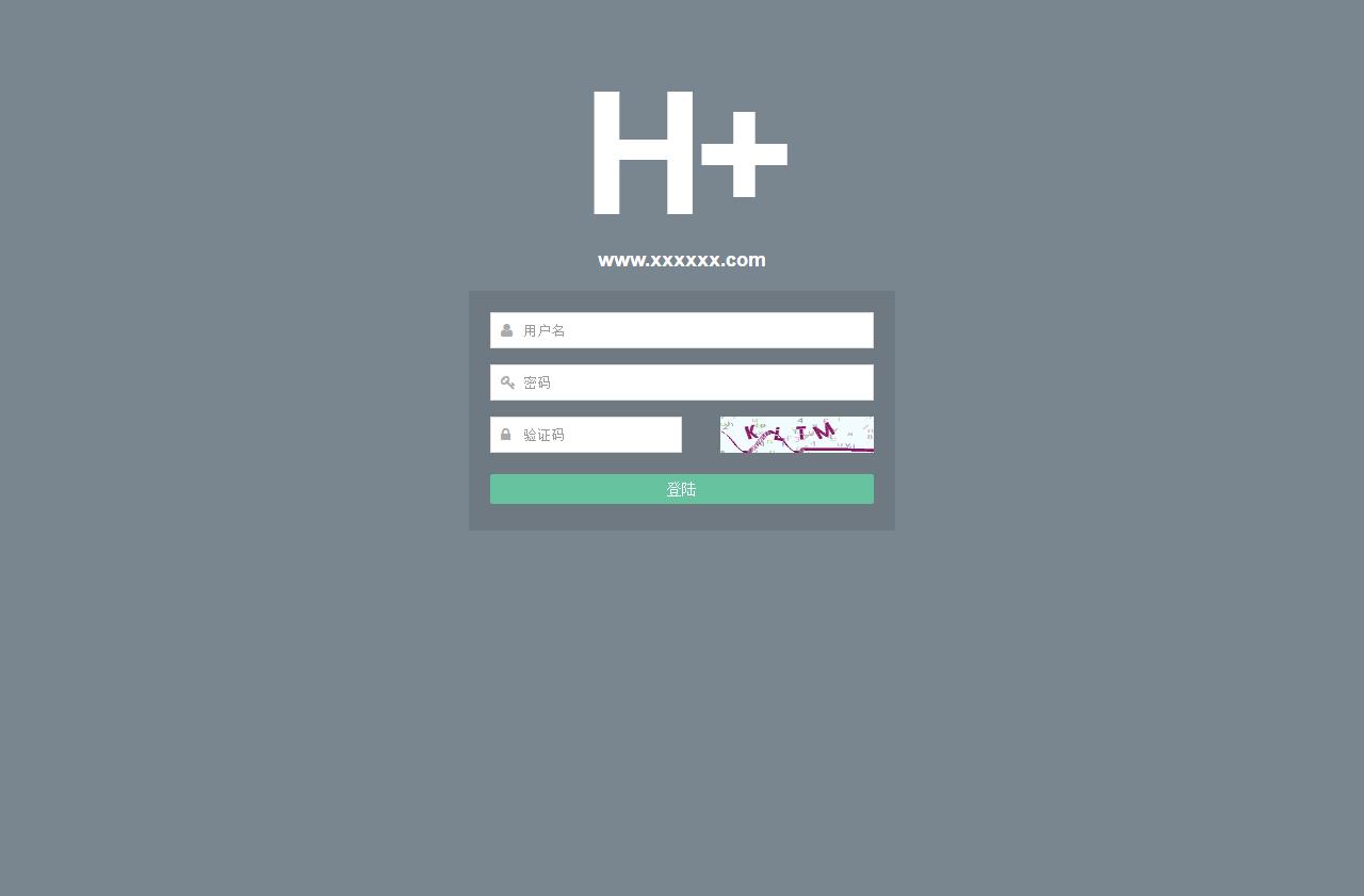 Thinkphp整合H+前端框架响应式管理后台源码下载，扁平化前端主题完整版