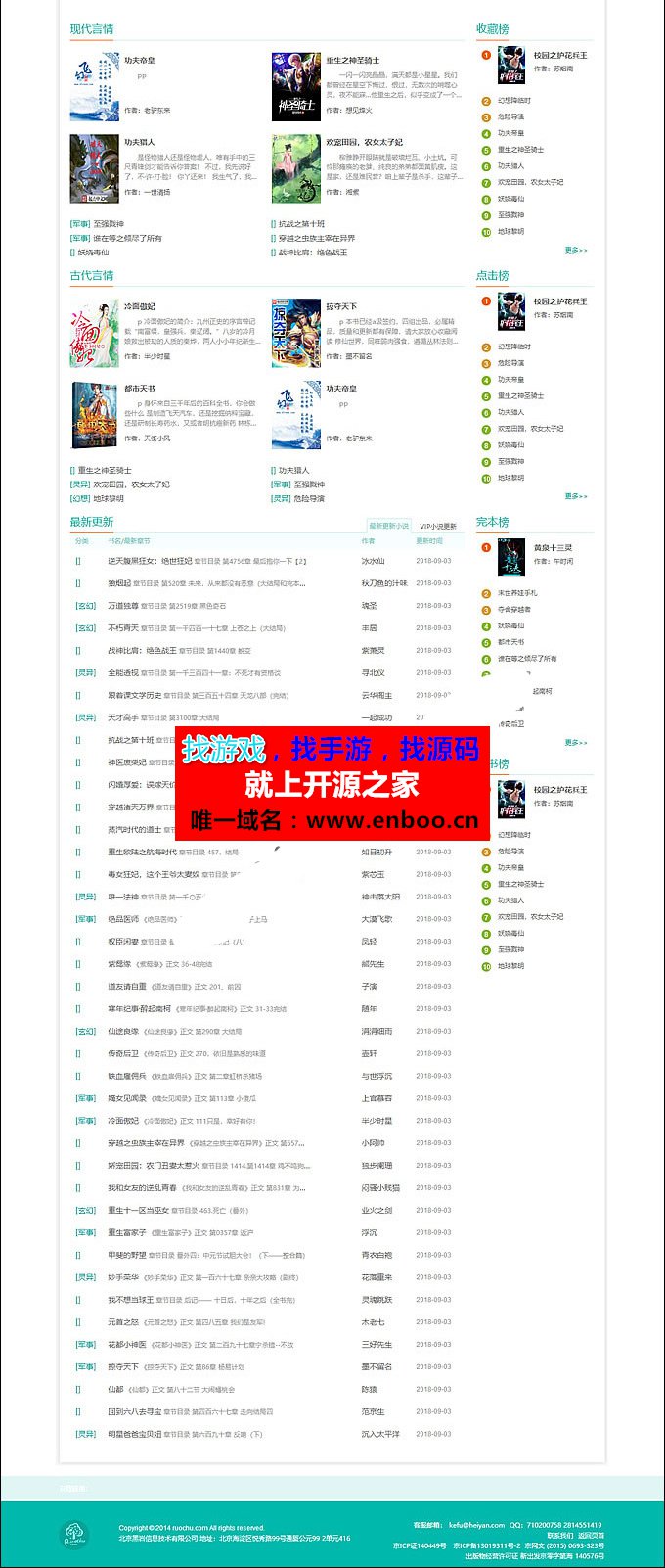  仿《若初文学网》原创小说网站源码下载(带采集+支付+VIP会员系统) 杰奇小说专题 