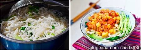 土豆番茄牛肉炸酱面