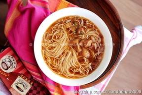 猴头菇鸡丝面