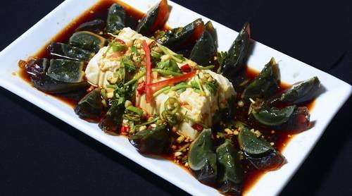 咸蛋拌豆腐