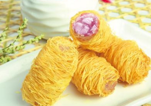 金丝香芋酥的金丝是什么 怎么做及炸多久