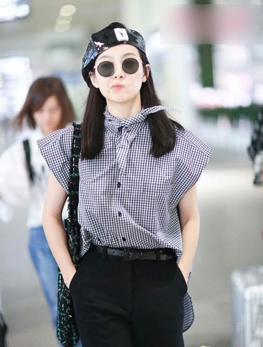 韩范宋茜中长发撩倒你 停留在活跃氛围的发型