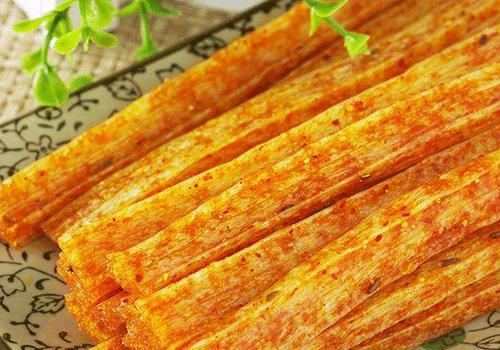 腐竹做辣条的方法图解 自己在家里也是可以做的