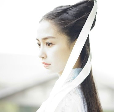 鸡腿头小龙女发型图片 Angelababy美还是陈妍希
