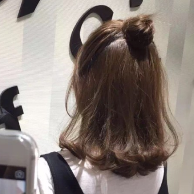 半丸子头适合什么刘海 适合什么脸型