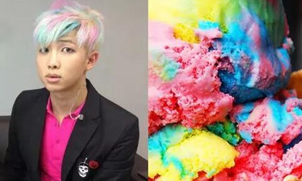 冰激凌色头发图片 刨冰系列有点好看