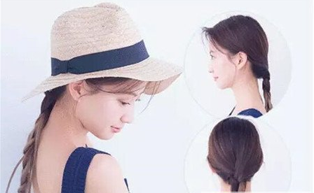 田园淑女编发教程图解 文艺低马尾就是这样好看