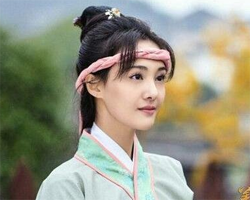 郑爽中分刘海发型图片 美人私房菜宋玉蝶下厨发型