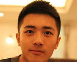 发质硬的男生适合什么发型图片 子弹头式的寸头有个性