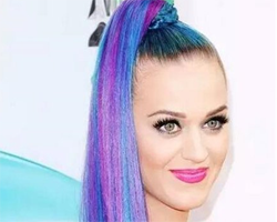 银河系染发发型图片 水果姐Katy Perry好美