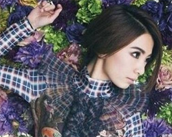 hebe田馥甄发型图片 闷青色香槟色深褐色染发