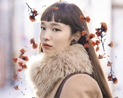 Yuka Mannami发型图片 眉上刘海小清新