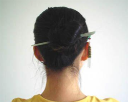 簪子发型盘发教程图解 簪子用处很大