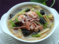 三鲜腐竹怎么做 清淡爽口