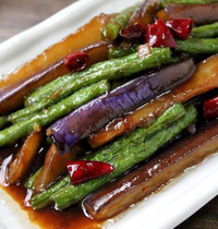 茄子豆角的家常做法 油只需7分熟