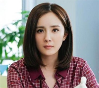 杨幂发型图片短发lob烫发 翻译官乔菲很干练