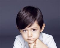 幼儿园男孩发型图片 卷发好萌