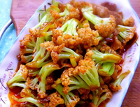 鱼香炒花菜怎么做好吃 炒五花肉更好吃