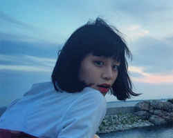 邢鹿短发发型图片 像水原希子