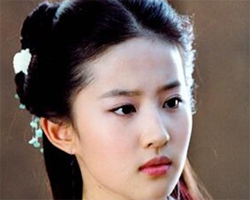 刘亦菲古装发型图片 赵灵儿王语嫣小龙女