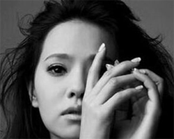 伊能静发型图片 无刘海发式配蓬松感发顶