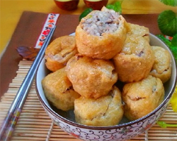 酿豆腐的做法 香芋马蹄客家菜