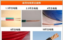 家装电线规格用多大的